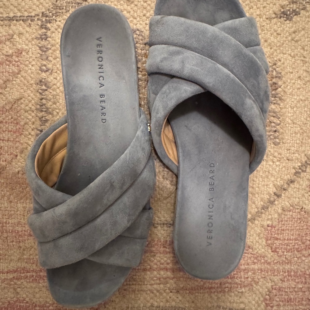 Veronica Beard Blue Sandals